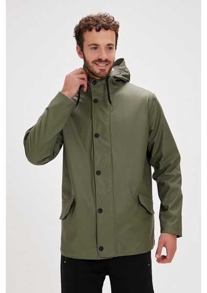Erkek Yağmurluk Haki 23.02.13.00-Thyme Patrol Erkek Yağmurluk modelleri