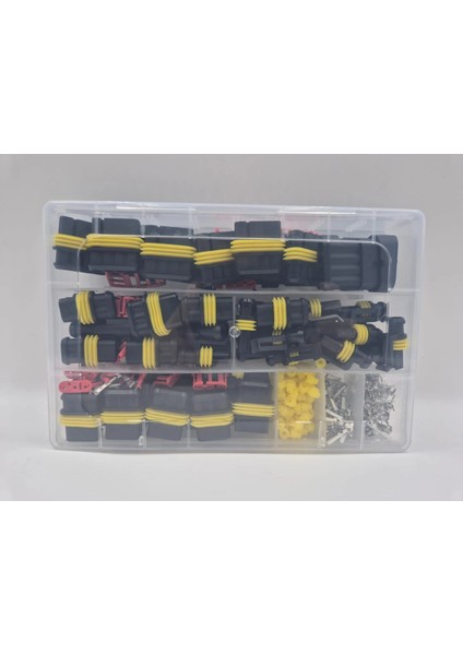 Su Geçirmez Araç Kablo Seti - 352 Parça Su Geçirmez Konnektör Seti - Kablo Ekleme Aparatı