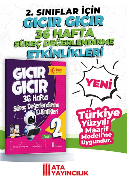 2. Sınıf Gıcır Gıcır 36 Hafta Süreç Değerlendirme Etkinlikleri fiyatları