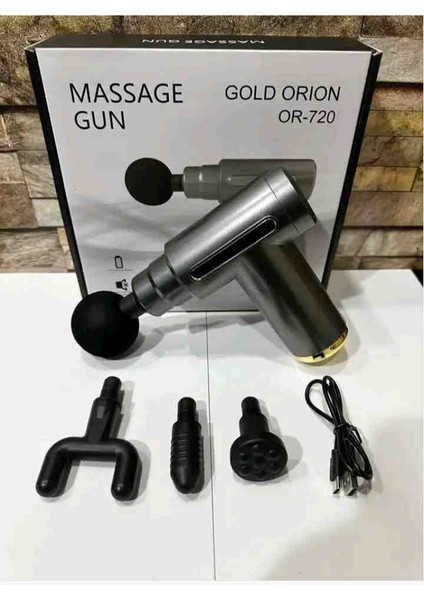 Taşınabilir Şarjlı Profesyonrel 4 Başlıklı Masaj Aleti Motor Gücü 40 W