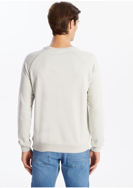 Yeni Sezon Bisiklet Yaka Uzun Kollu Erkek Sweatshirt fırsatları