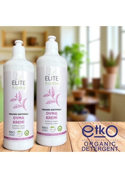 Organik ve Vegan Sertifikalı Ovma Kremi 900 gr * 2 adet portakal yağlı