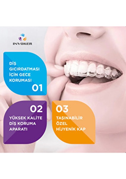 Diş Gıcırdatma Diş Sıkma Önleyici Gece Plağı - Bruksizm Aparatı indirimleri