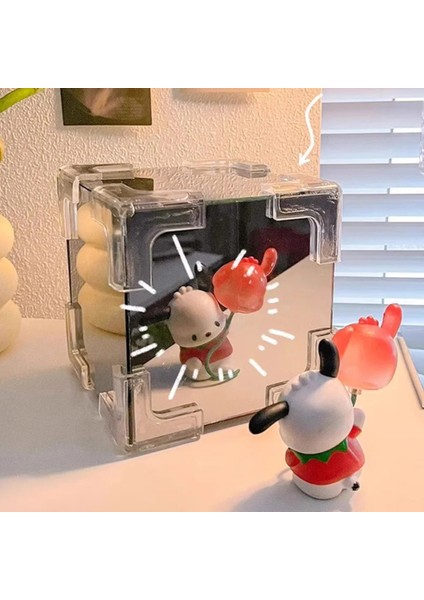 Pembe Ithal Küp Gece Lambası, Şık ve Sıcak Atmosyon Yaratır modelleri