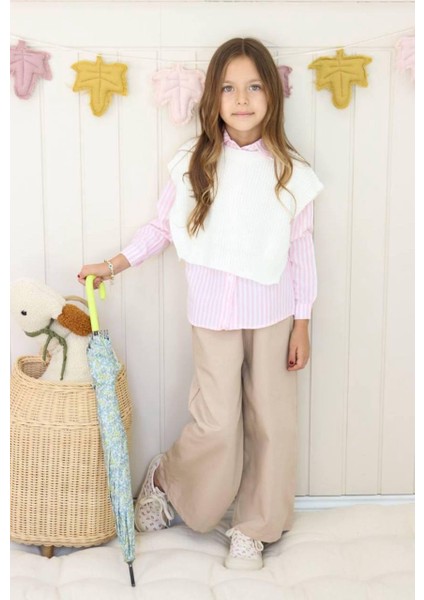 Kız Çocuk Kot Pantolon Triko Gömlekli 3\'lü Tarz Takım fiyatları