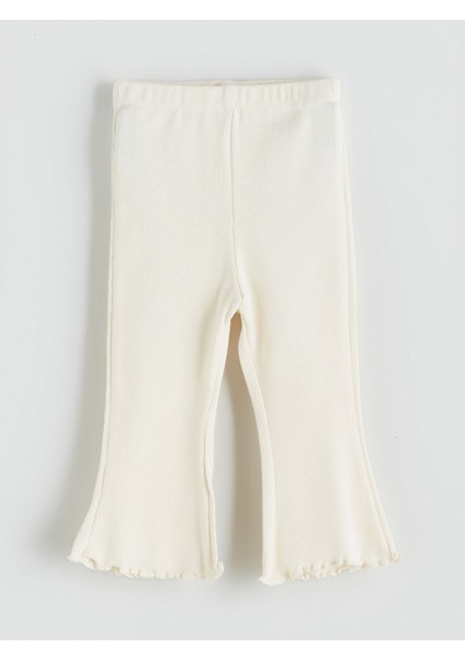 Yeni Sezon Beli Lastikli Kız Bebek Tayt 2'li indirimleri