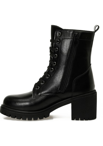 25K-6008 5pr Siyah Kadın Topuklu Bot modelleri