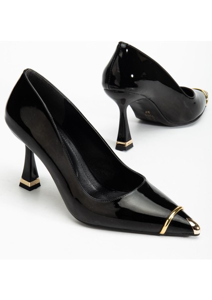 Suins Clove Model Kadın Topuklu Burnu Metal Detaylı Stiletto Ayakkabı