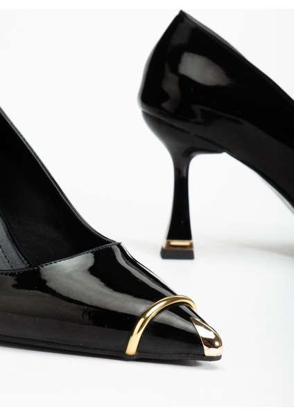 Suins Clove Model Kadın Topuklu Burnu Metal Detaylı Stiletto Ayakkabı fiyatları