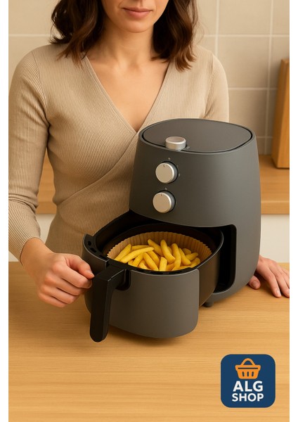 Pişirme Kağıdı 16'cm Airfryer Yağlı Kağıt Xiaomi Philips Tüm Markalara Uyumlu 50 Adet modelleri