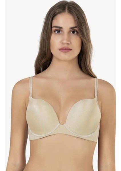 Kadın 2 Beden Büyük Gösteren Duble Dolgulu Sütyen 7033
