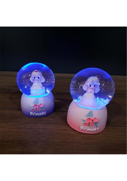 Prenses Temalı Işıklı Kar Küresi modelleri