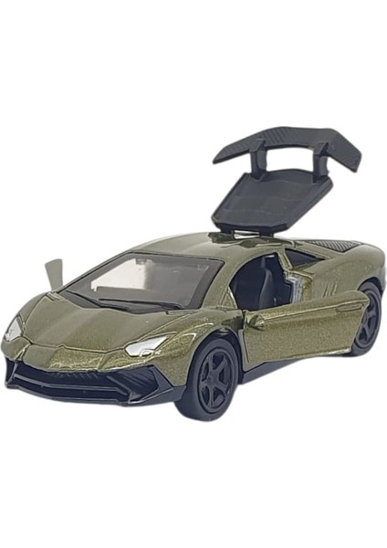 Çek Bırak Metal Küçük Arabalar 8 cm - 6411A - Haki (Lisinya) modelleri