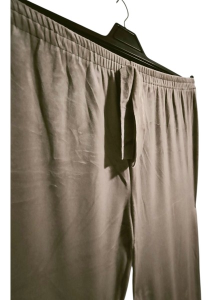 Kadın Bayan Fransız Kadife Battal Büyük Beden Bel Lastikli Cepsiz Eşofman Altı Pantolon Pijama Tayt modelleri