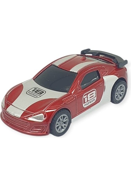 Çek Bırak Metal Küçük Arabalar 8 cm - SH40031 - Kırmızı (Lisinya)
