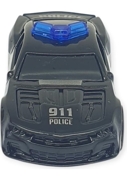 Çek Bırak Metal Küçük Arabalar 8 cm - SH40031 - Siyah Polis Arabası (Lisinya) fırsatları