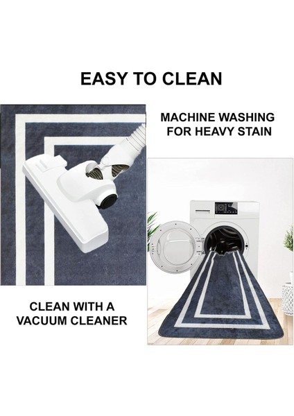 Şık Siyah ve Gümüş Renkli Yolluk, Evinize Zarafet Katacak Tasarım fiyatları