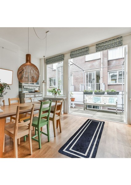 Şık Siyah ve Gümüş Renkli Yolluk, Evinize Zarafet Katacak Tasarım modelleri