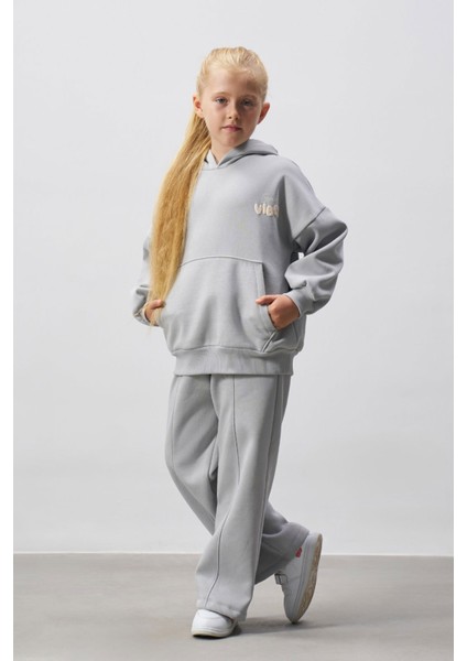 Baskılı Kapüşonlu Kanguru Cepli 3 Iplik Şardonlu Takım indirimleri