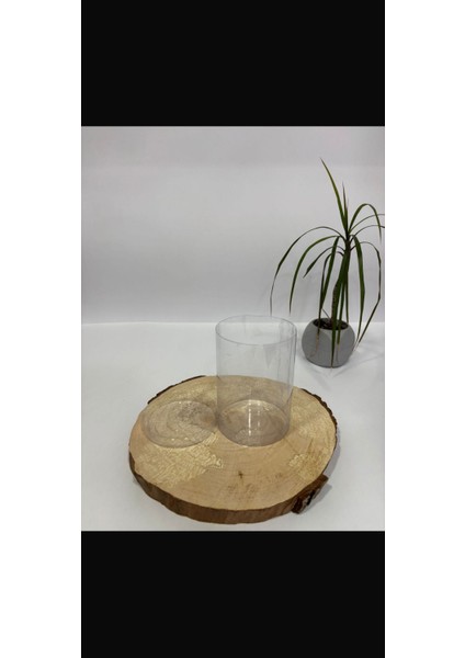 Silindir Asetat Kutu Çap 9 cm Yükseklik 9 cm [20 Adet]