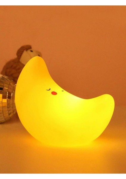 Çok Renkli Masaüstü Ay Lambası, Şık ve Modern Tasarım