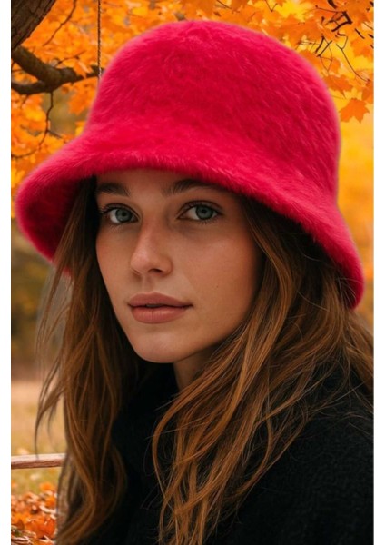 Kadın Soft Peluş Ayarlanabilir Ipli Bucket Kova Şapka indirimleri