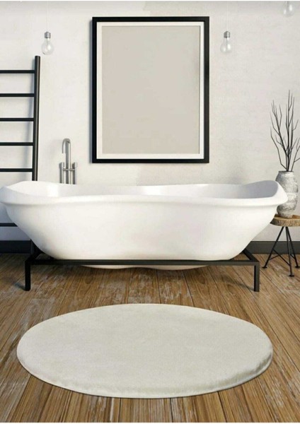 Yumuşak Peluş Kaydırmaz Jel Tabanlı Yuvarlak Düz Renk Yolluk fiyatları