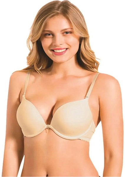 2 Beden Büyük Gösteren Micro Kaplı Sihirli Sütyen 7034