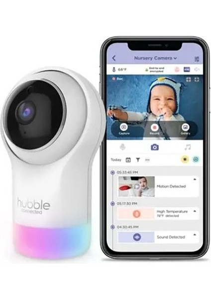 Hubble Glow Full Hd Wifi Bebek Kamerası HBL18