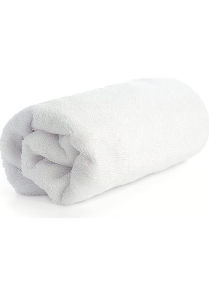 90 x 150 Banyo Havlusu Beyaz %100 Pamuk Su Emici Otel Tipi Lüx 600 gr 6 Lı