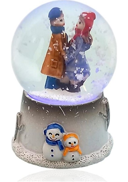 Sevgi Temalı Çift Işıklı Kar Küresi fiyatları
