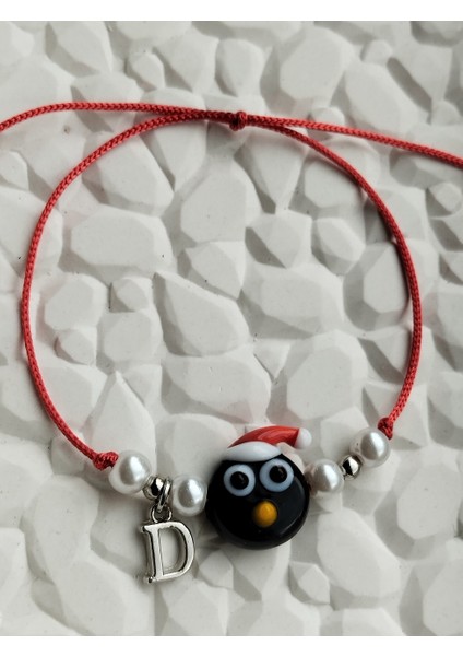 Yılbaşı Şapkalı Penguen Cam Murano, Harf Detaylı Bileklik fiyatları