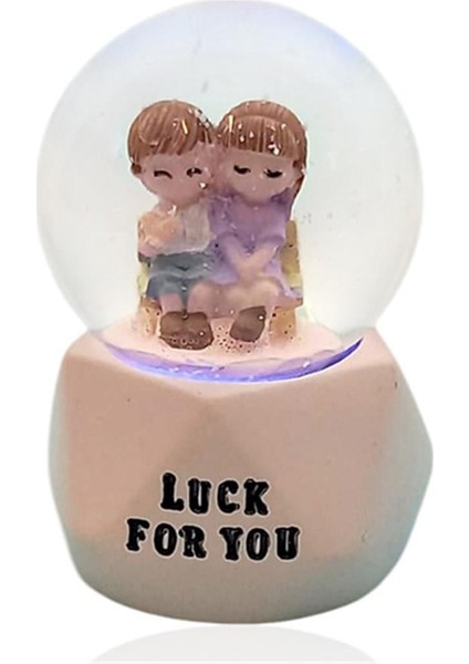 Sevgi Temalı Çift Işıklı Kar Küresi fiyatları