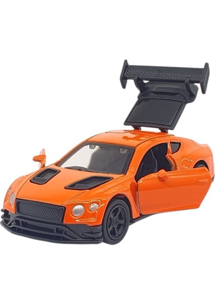 Çek Bırak Metal Küçük Arabalar 8 cm - 6411A - Turuncu modelleri