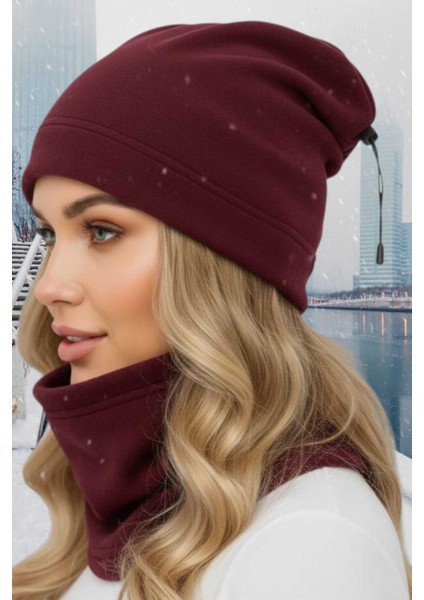Kadın Polar Bere ve Boyunluk Takımı modelleri