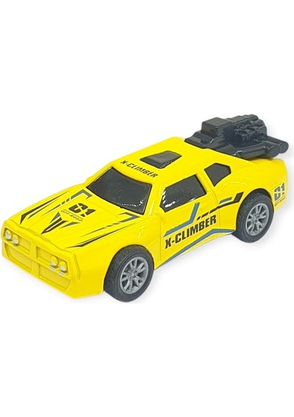 Çek Bırak Metal Küçük Arabalar 8 cm - SH40031 - Sarı (Lisinya)