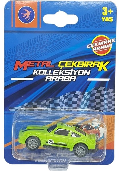 Çek Bırak Metal Küçük Arabalar 8 cm - SH40031 - Açık Yeşil (Lisinya) indirimleri