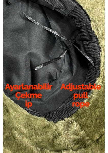 Kadın Ayarlanabilir Peluş Bucket Kova Şapka 2'li Set fırsatları