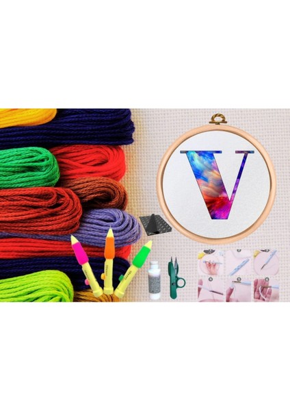 Punch Seti Nakış Seti Kasnaklı Kendin Yap Seti Seri 94