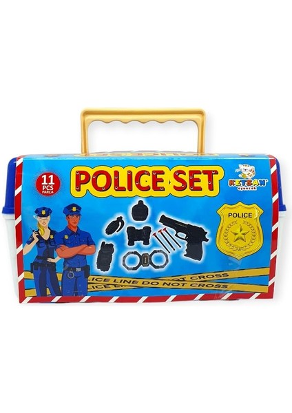 Çantalı Polis Seti 11 Parça - KS-851 (Lisinya) modelleri
