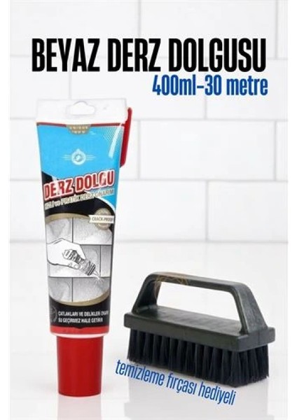 Modacar Beyaz Derz Dolgu Macunu Fayans Derz Dolgu Macunu 30 Metre