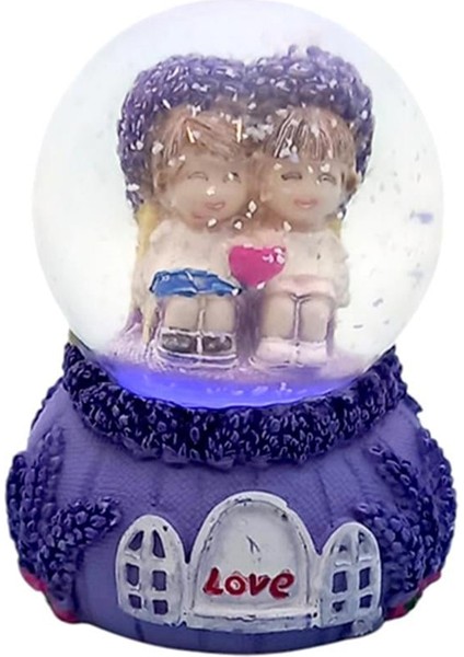 Sevgi Temalı Çift Işıklı Kar Küresi fiyatları