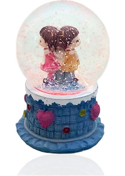 Sevgi Temalı Çift Işıklı Kar Küresi fiyatları