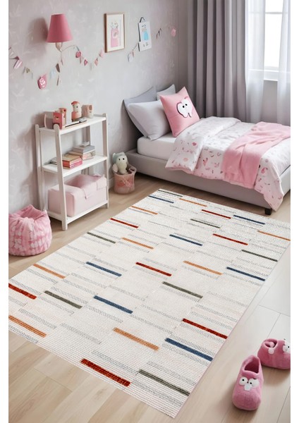 Renkli Modern Yıkanabilir Kaymaz Halı, Mutfak ve Salon Için, Bej fırsatları