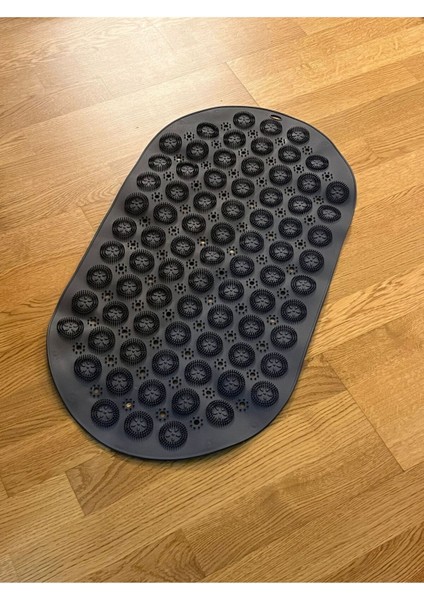 Antrasit Masajlı Kaydırmaz Banyo ve Duş Matı, Vakumlu Fayans Paspası fırsatları