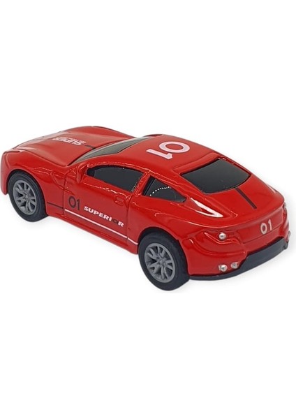 Çek Bırak Metal Küçük Arabalar 8 cm - SH40031 - Kırmızı (Lisinya) modelleri