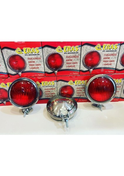 Çok Renkli Yuvarlak Paslanmaz Fren Lambası 12V modelleri