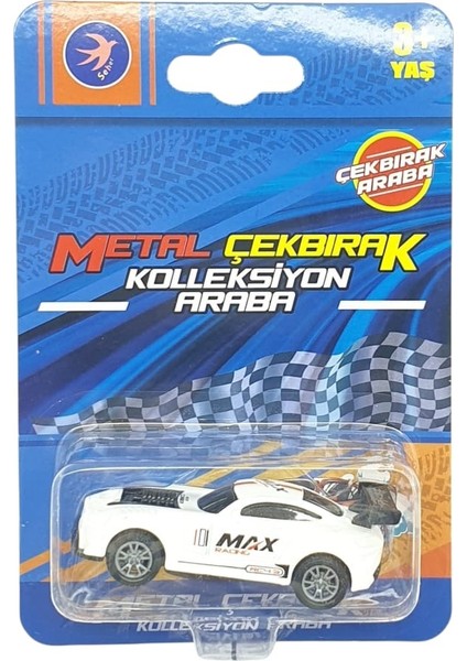 Çek Bırak Metal Küçük Arabalar 8 cm - SH40031 - Beyaz Spor Araba (Lisinya) indirimleri