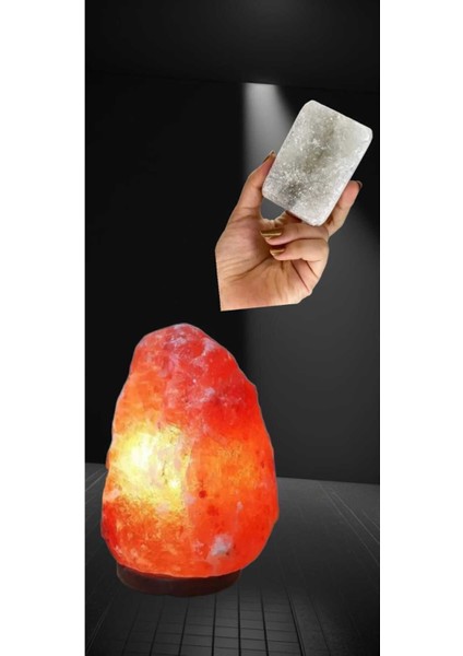 Doğal Çankırı Kaya Tuzu Tuz Lambası, 2-3 Kg, Beyaz, Sağlıklı ve Şık Aydınlatma Seçeneği fiyatları