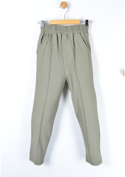 Fermuarlı Polo Sweat & Haki Pantolon 2’li Takım(7-10)